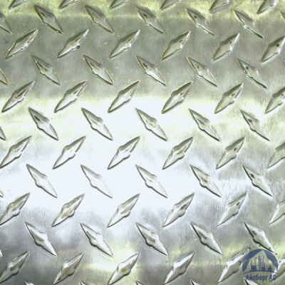 Рифлёный алюминиевый лист "Чечевица" 1,5х1500х3000 мм АМГ2НР купить в Комсомольске-на-Амуре
