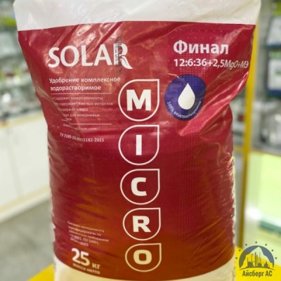Удобрение SOLAR Финал 12:6:36+2,5MgO+МЭ купить в Комсомольске-на-Амуре